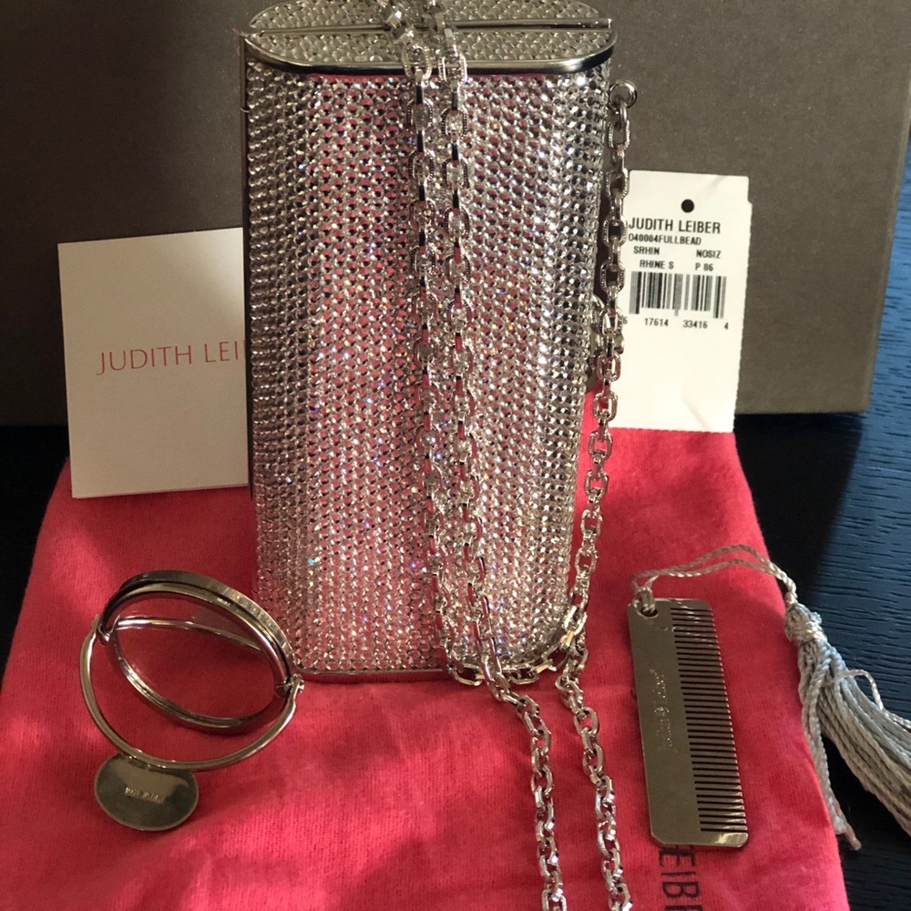 Judith Leiber crystal clutch bag